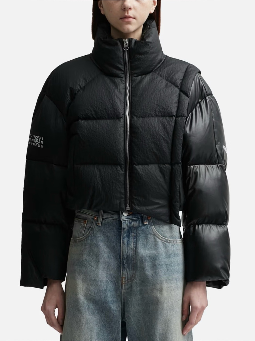 MM6 Maison Margiela Black CHENPENG Edition Down Jacket